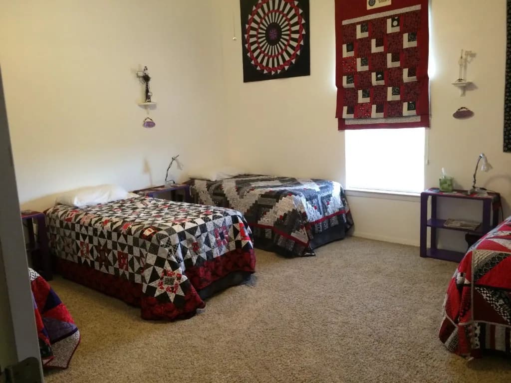 Bedroom at The Compass Centre
