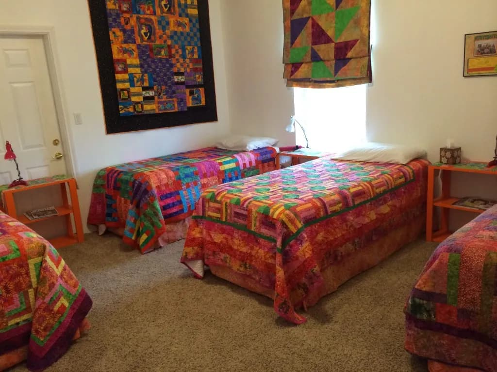 Bedroom at The Compass Centre