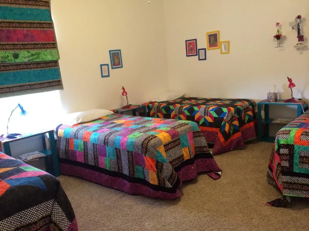 Bedroom at The Compass Centre
