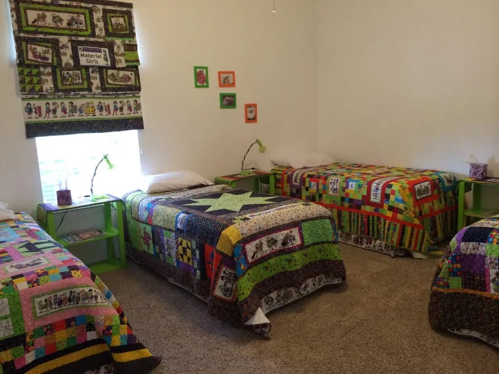 Bedroom at The Compass Centre