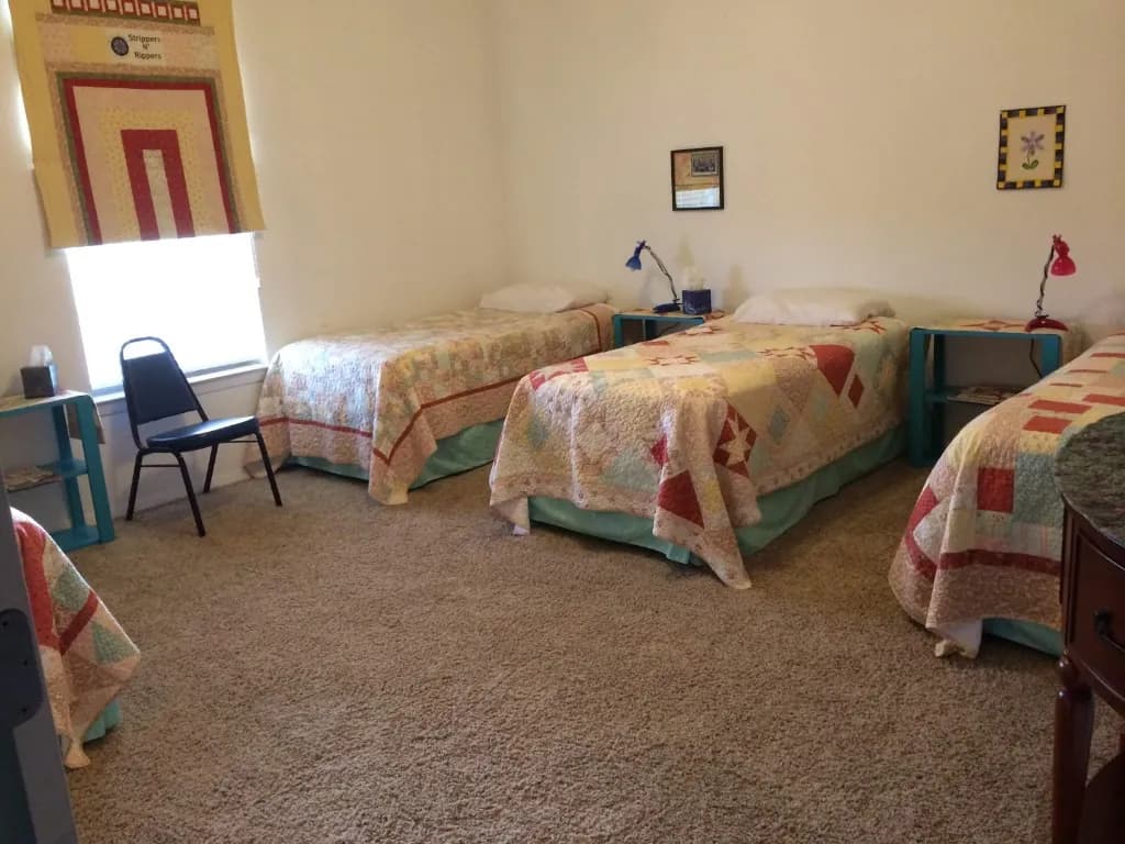 Bedroom at The Compass Centre