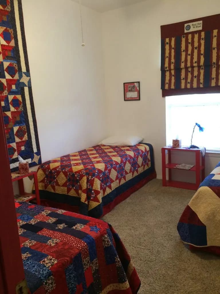 Bedroom at The Compass Centre